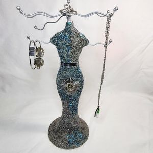 "Elegant lady" beaded jewelry/  ring stand